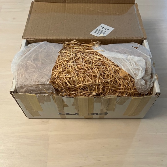 Blue Lladro Dutch Boy With Milk Pails Buckets Porcelain Figurine 4811 - Picture 5 of 8